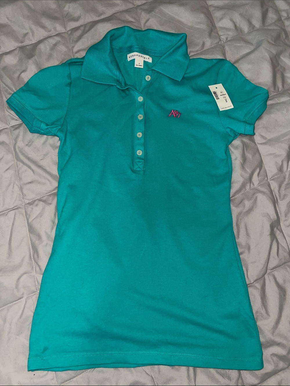 Aeropostale A87 Teal Polo Shirt – NWT – Size S